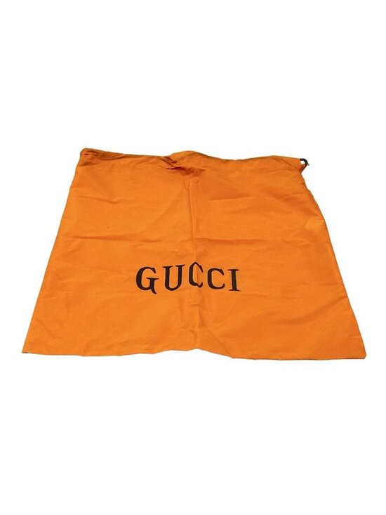 Gucci Backpack Off the Grit Orange Black Leather main image 8